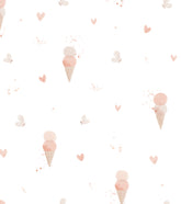 CHERRY CHERIE – Papier peint glaces et papillons, love